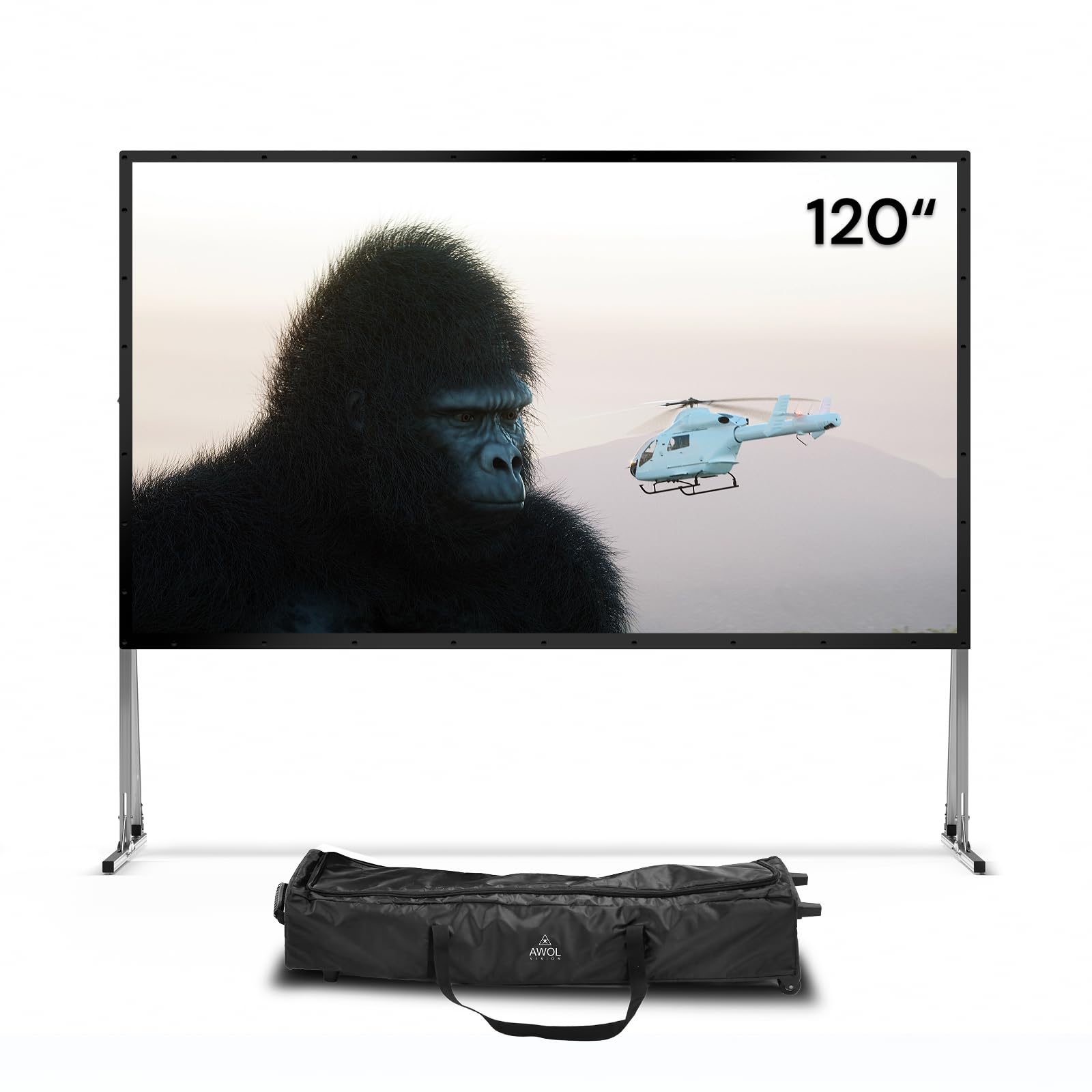 Amazon.com: AWOL VISION Folding Outdoor Projector Screen with